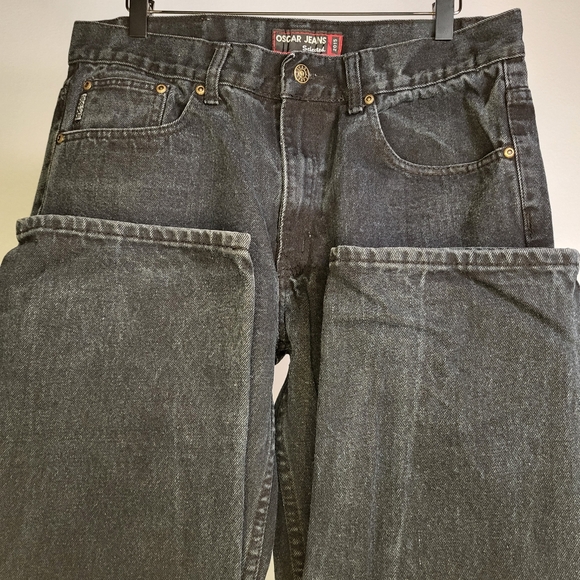 Oscar Jeans Model 2015 Black Denim Jeans size 34x30 - Picture 4 of 7